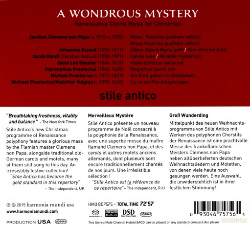 Stile Antico: A Wondrous Mystery [SACD]