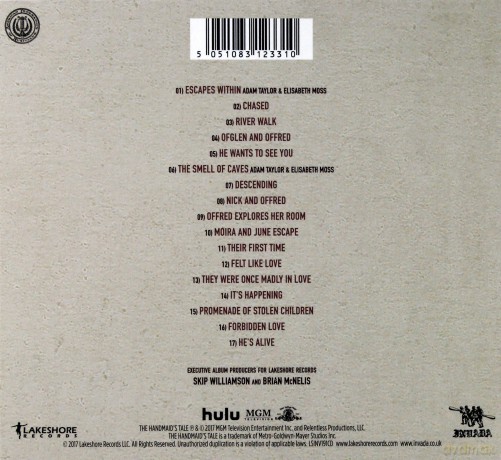 Adam Taylor: The Handmaid's Tale soundtrack (digipack) [CD]