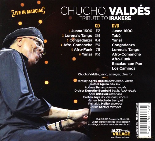 Chucho Valdes: Live In Marciac (digipack) [CD]+[DVD]