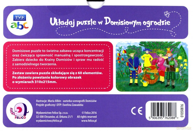 W Domisiowym ogrodzie 60 el. [PUZZLE]