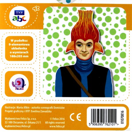 Puzzle dla najmłodszych: Eryk [PUZZLE]