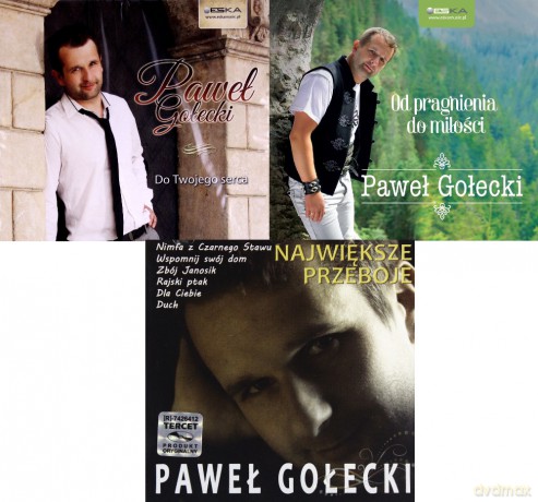 Paweł Gołecki: Do Twojego serca / Od pragnienia do miłości / Największe przeboje Pakiet [3CD]