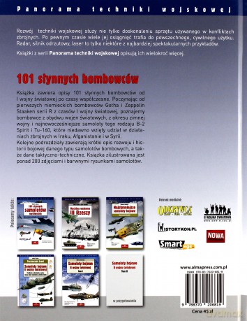101 słynnych bombowców. Legendarne samoloty bombowe od I wojny światowej do dzisiaj - Robert Jackson [KSIĄŻKA]