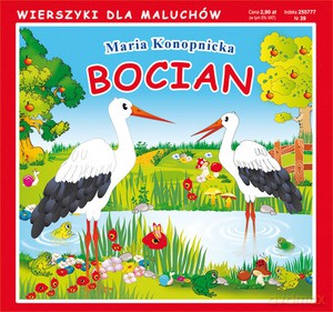Bocian. Wierszyki dla Maluchów Nr 39 - Maria Konopnicka [KSIĄŻKA]