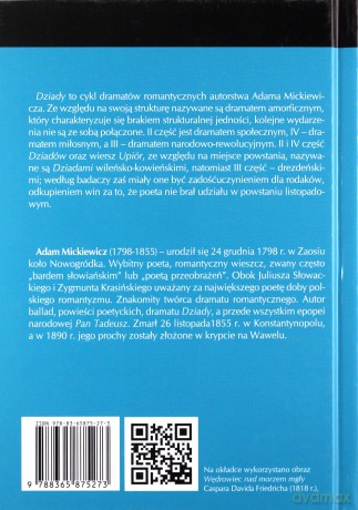 Dziady. Lektura z opracowaniem - Adam Mickiewicz [KSIĄŻKA]