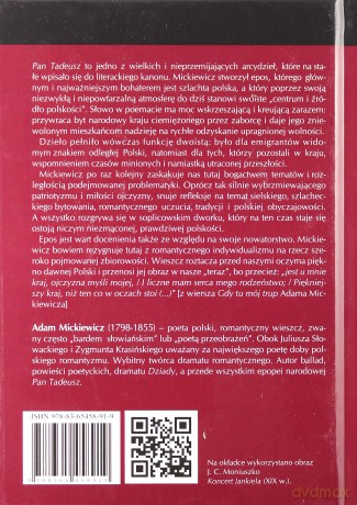 Pan Tadeusz. Lektura z opracowaniem - Adam Mickiewicz [KSIĄŻKA]