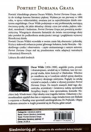 Portret Doriana Graya - Oscar Wilde [KSIĄŻKA]