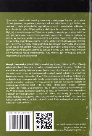 Quo Vadis. Lektura z opracowaniem - Henryk Sienkiewicz [KSIĄŻKA]