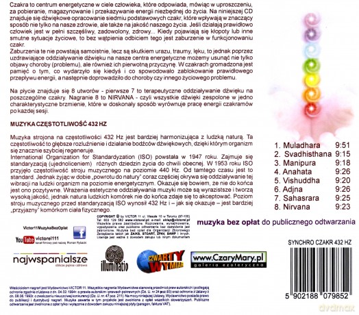 Synchro Czakr - 432 Hz [CD]
