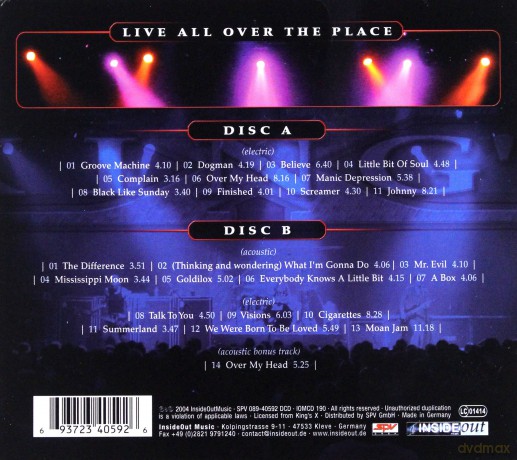 King's X: Live All Over The Place [2CD]