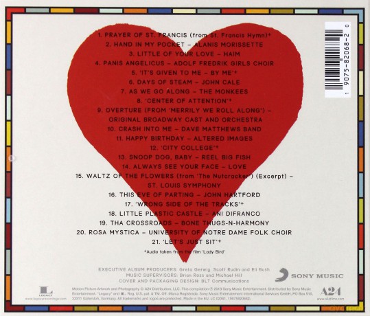 Lady Bird soundtrack [CD]
