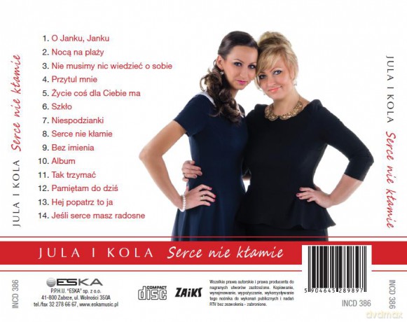 Kola & Jula: Serce nie kłamie [CD]
