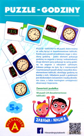 ALEXANDER Godziny Zabawa i Nauka [PUZZLE]