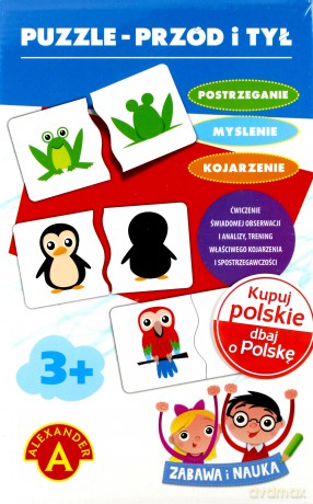 ALEXANDER Przód i tył ,Zabawa i nauka [PUZZLE]