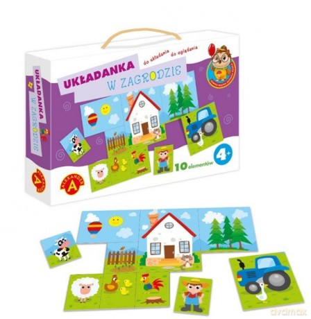 ALEXANDER Układanka w zagrodzie, Sówka Mądra Główka [PUZZLE]
