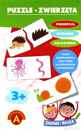 ALEXANDER Zwierzęta, Zabawa i Nauka [PUZZLE]
