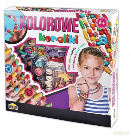 Kolorowe koraliki, zestaw edukacyjny