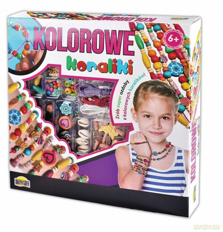 Kolorowe koraliki, zestaw edukacyjny