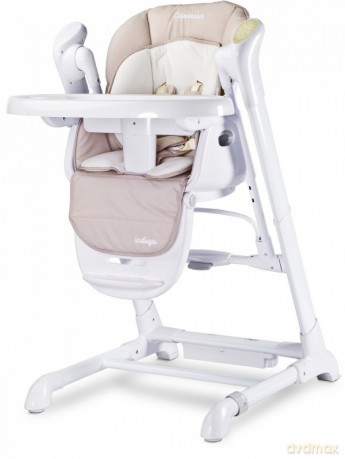 Krzesełko do karmienia i huśtawka Indigo Beige