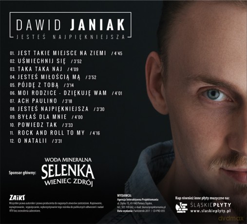 Dawid Janiak: Jesteś najpiękniejsza (digipack) [CD]