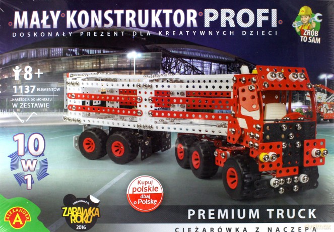 Mały Konstruktor 10w1 Premium Truck