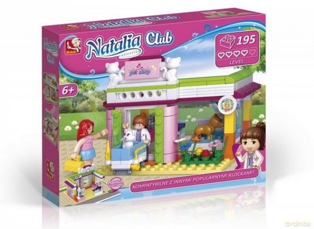 Natalia - sklep zoologiczny 195 el. [KLOCKI]