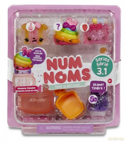 NUM NOMS Zestaw startowy 3.1, Rainbow Candies [FIGURKA]