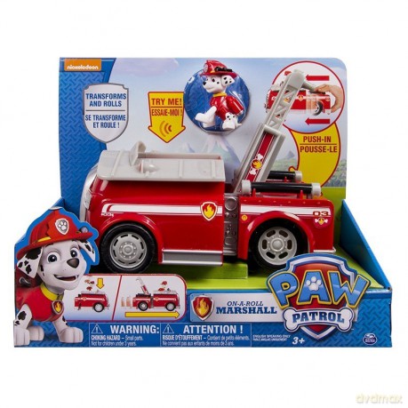 Psi Patrol pojazd ze światłem, Marshall [FIGURKA]