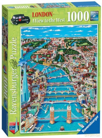 RAVENSBURGER 1000 el. Londyn - widok na zachód [PUZZLE]