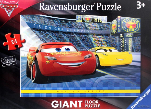 RAVENSBURGER 24 el. Auta 3, podłogowe [PUZZLE]