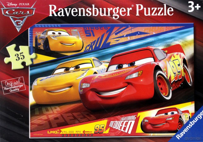 RAVENSBURGER 35 el. Auta 3 [PUZZLE]