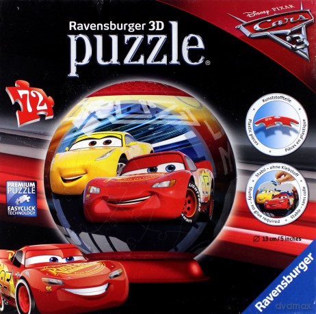 RAVENSBURGER 72 el. Auta 3, Kuliste [PUZZLE]