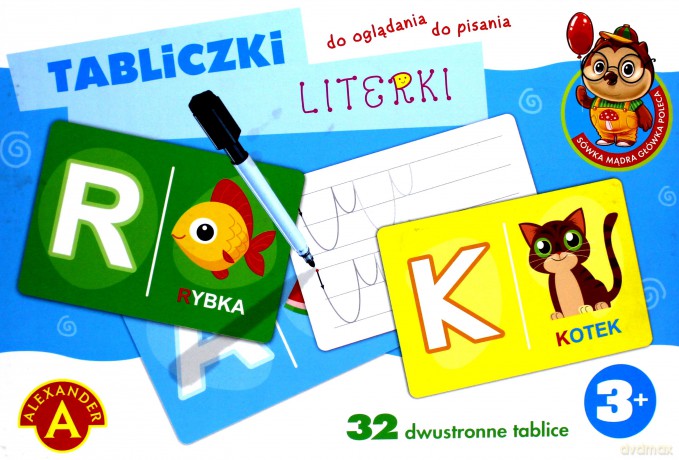 Tabliczki Literki, Sówka Mądra Główka