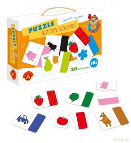 Wzory Kolory Sówka Mądra Główka [PUZZLE]