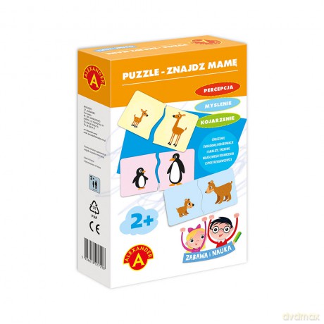Znadź mamę, Zabawa i nauka [PUZZLE]
