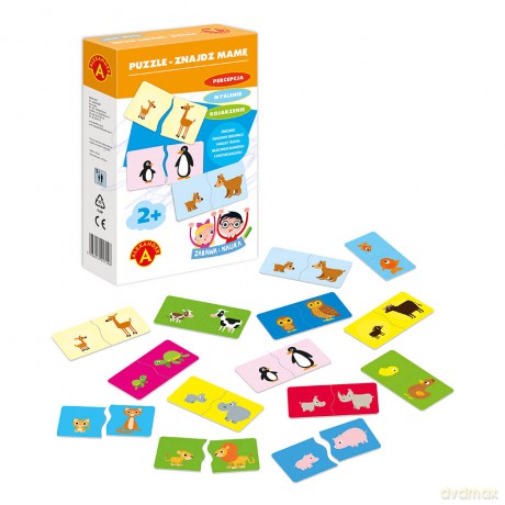 Znadź mamę, Zabawa i nauka [PUZZLE]