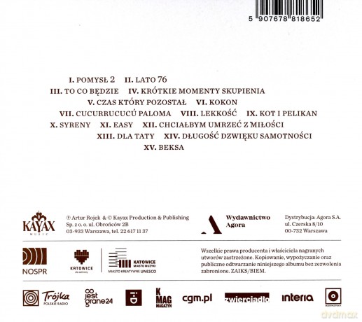 Artur Rojek: Koncert w NOSPR [CD]