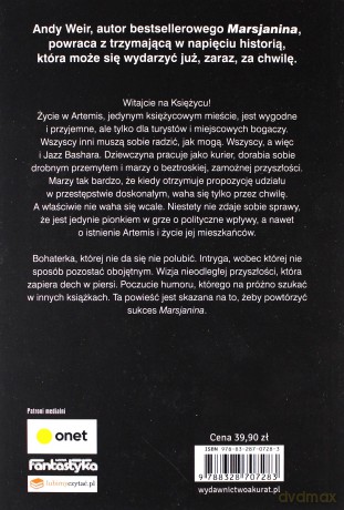 Artemis - Andy Weir [KSIĄŻKA]