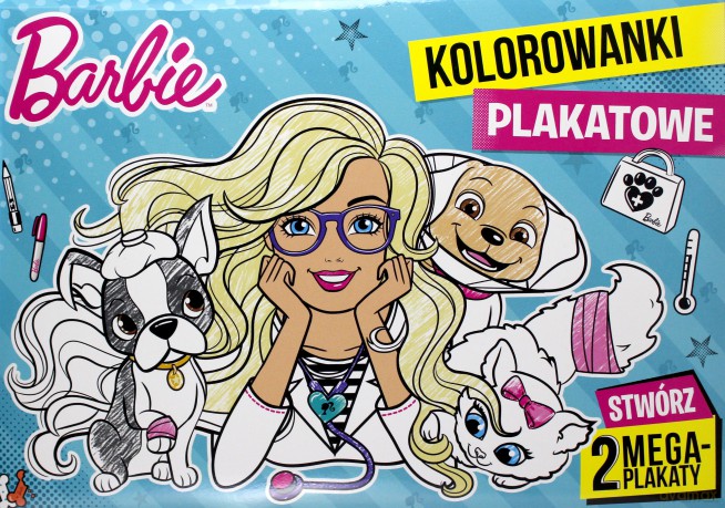 Barbie. Kolorowanki plakatowe [KSIĄŻKA]