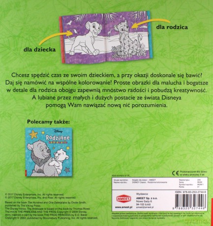 Disney. Rodzinne kolorowanie [KSIĄŻKA]