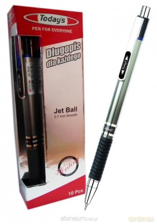Długopis Todays Jet Ball niebieski (10 szt)
