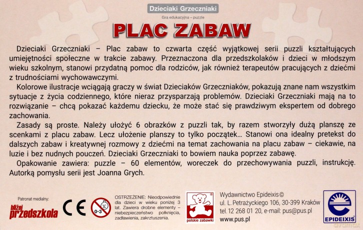 Dzieciaki Grzeczniaki- Plac zabaw - Joanna Grych
