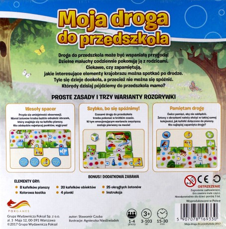 Gry dla przedszkolaka. Moja droga do przedszkola [GRA]