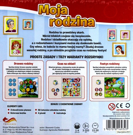 Gry dla przedszkolaka. Moja rodzina [GRA]