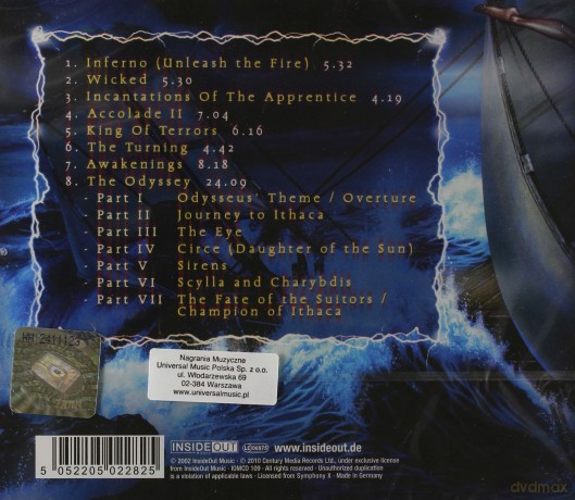 Symphony X: The Odyssey [CD]