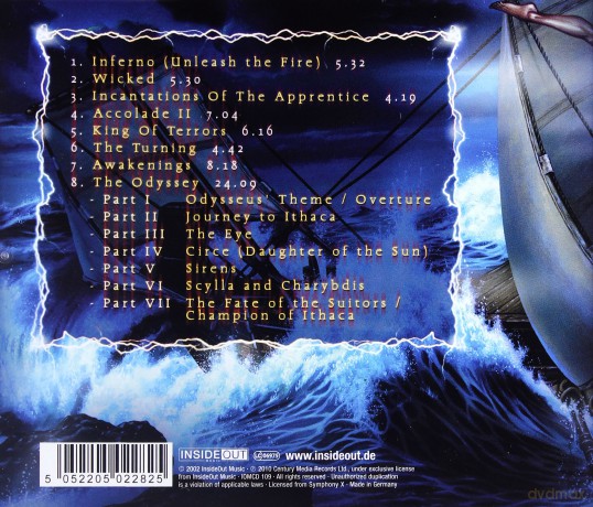 Symphony X: The Odyssey [CD]