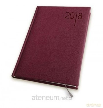 Kalendarz 2018 A4/128 Armonia Bordowy [KALENDARZ]