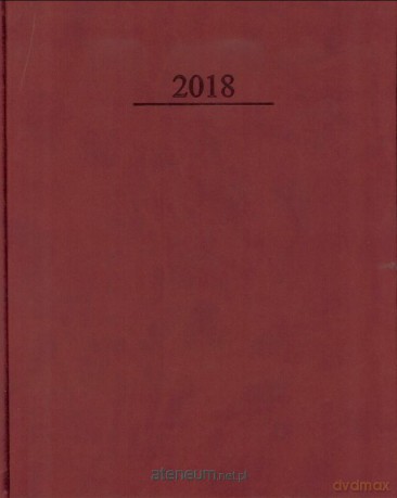 Kalendarz 2018 A4/336 New York Bordowy [KALENDARZ]