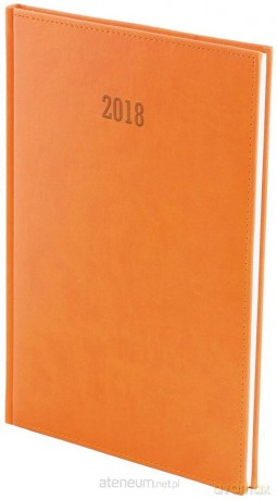 Kalendarz 2018 A5 Tygodniowy Vivella pomarańczowy [KALENDARZ]