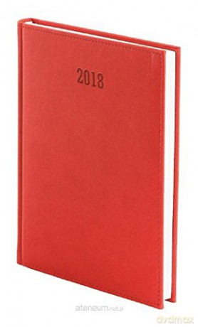 Kalendarz 2019 B5 Vivella Dzienny czerwony [KALENDARZ]